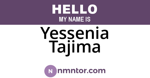 Yessenia Tajima