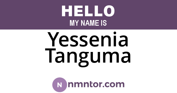 Yessenia Tanguma