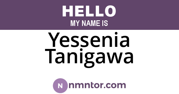 Yessenia Tanigawa