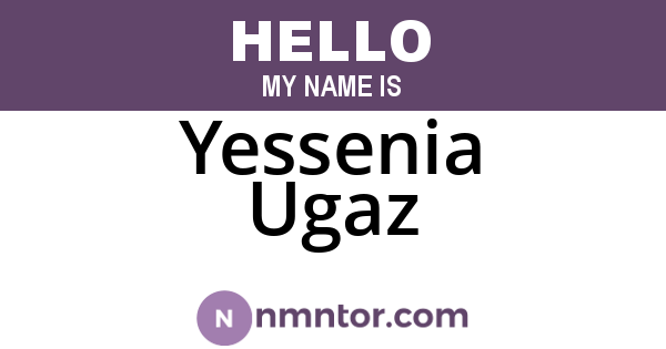 Yessenia Ugaz