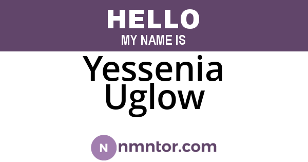 Yessenia Uglow