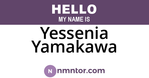Yessenia Yamakawa