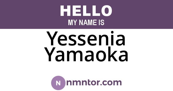 Yessenia Yamaoka