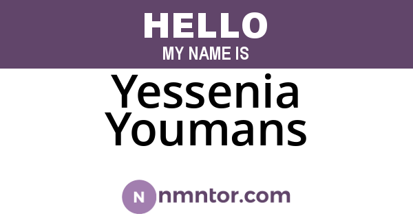 Yessenia Youmans