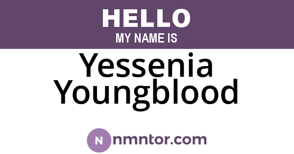 Yessenia Youngblood