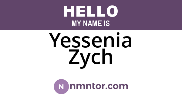 Yessenia Zych