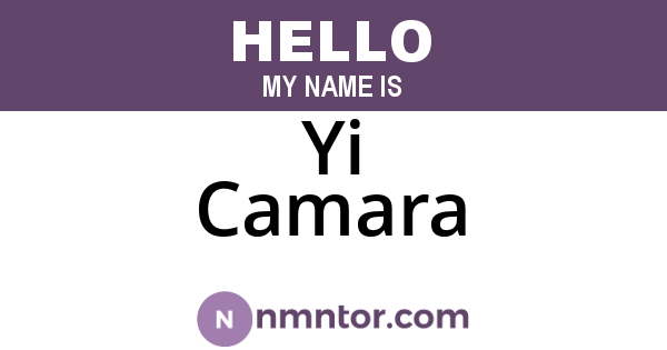 Yi Camara