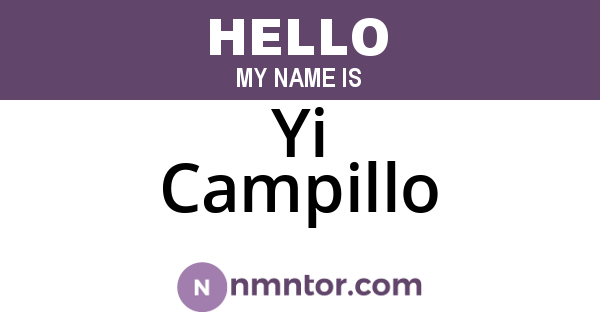 Yi Campillo