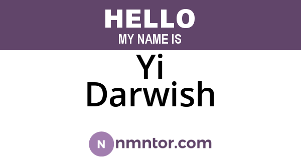 Yi Darwish