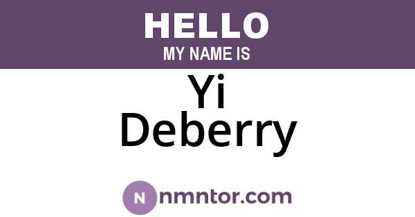 Yi Deberry