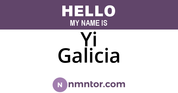 Yi Galicia