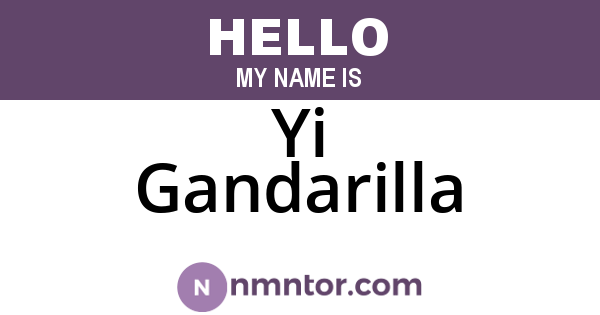 Yi Gandarilla