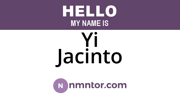 Yi Jacinto