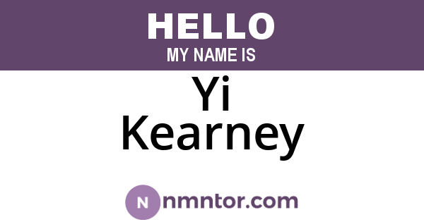 Yi Kearney