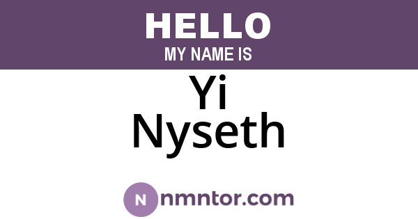 Yi Nyseth
