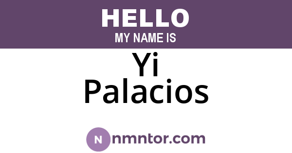 Yi Palacios