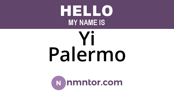 Yi Palermo