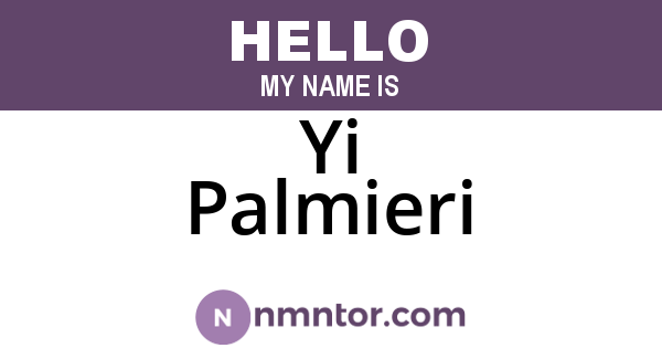 Yi Palmieri
