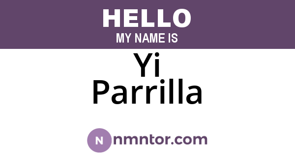 Yi Parrilla