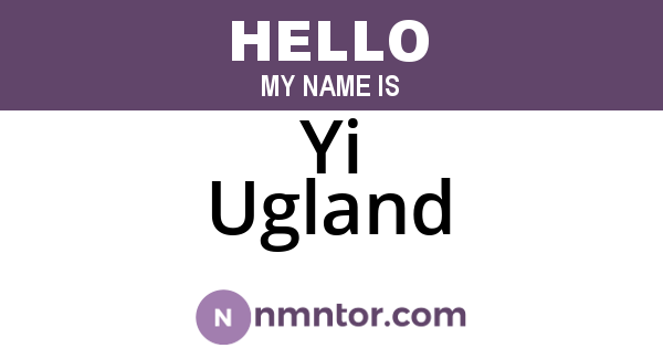 Yi Ugland