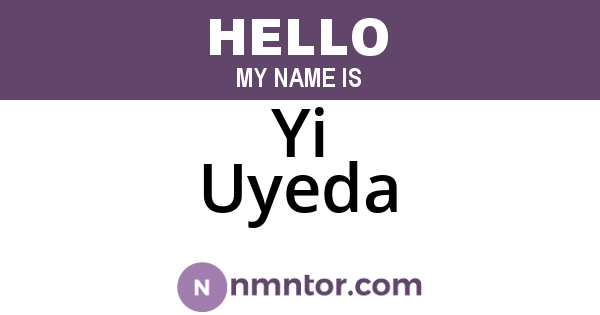 Yi Uyeda