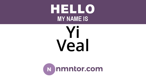 Yi Veal