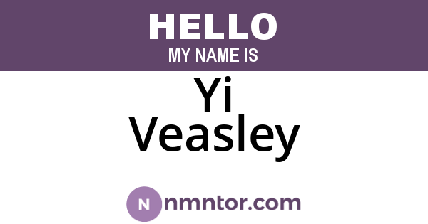 Yi Veasley