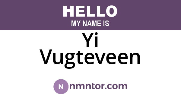 Yi Vugteveen