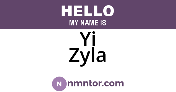Yi Zyla