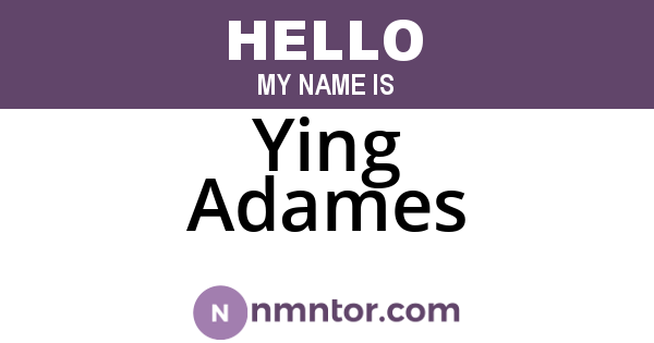 Ying Adames