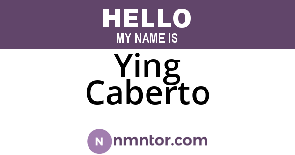 Ying Caberto