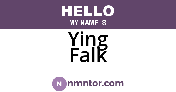 Ying Falk