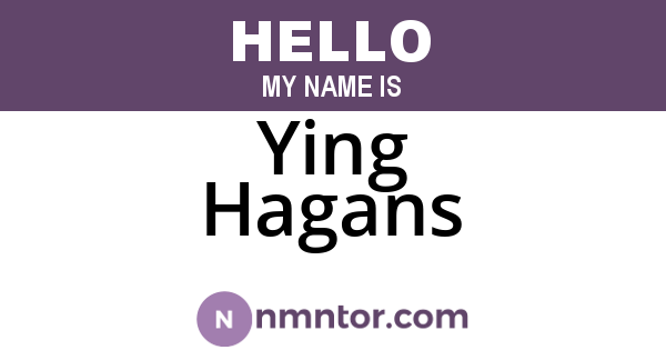 Ying Hagans