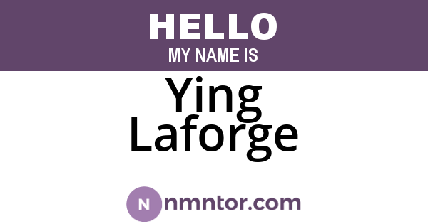 Ying Laforge