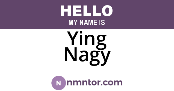 Ying Nagy