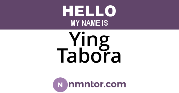 Ying Tabora
