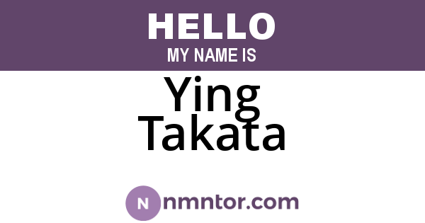 Ying Takata