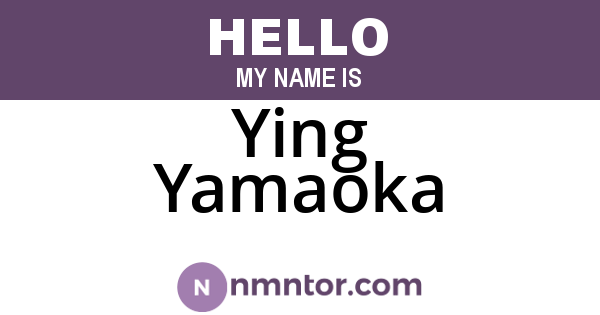 Ying Yamaoka