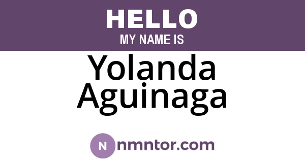 Yolanda Aguinaga