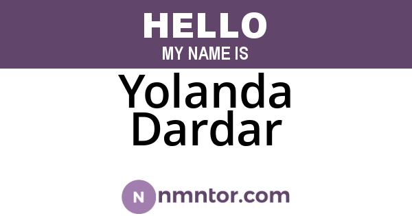 Yolanda Dardar