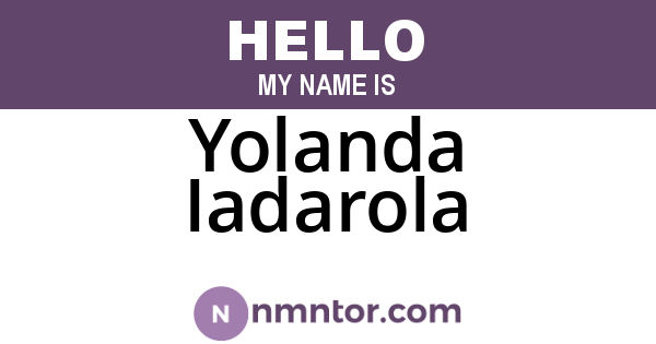 Yolanda Iadarola