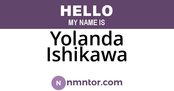 Yolanda Ishikawa