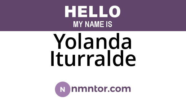Yolanda Iturralde