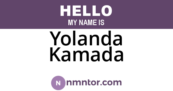 Yolanda Kamada