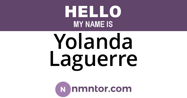 Yolanda Laguerre