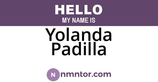 Yolanda Padilla