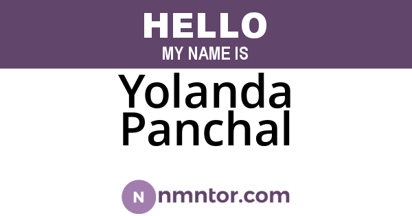 Yolanda Panchal