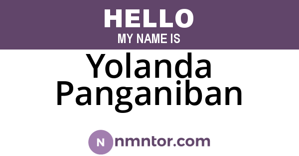 Yolanda Panganiban