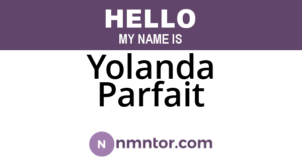Yolanda Parfait