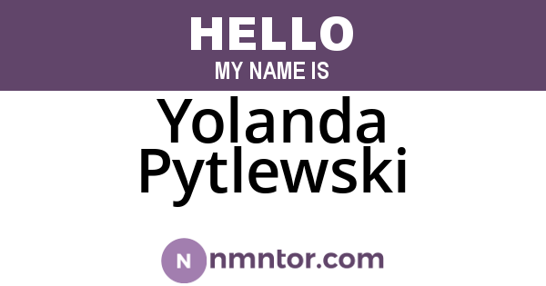 Yolanda Pytlewski